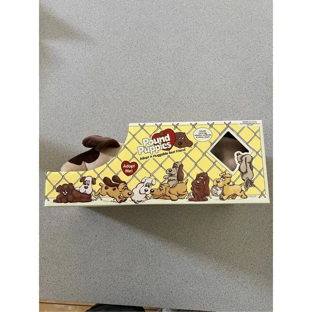 Pound Puppies Full Size New in Box Hasbro 2018 Classic 80s Vintage Brown Dog